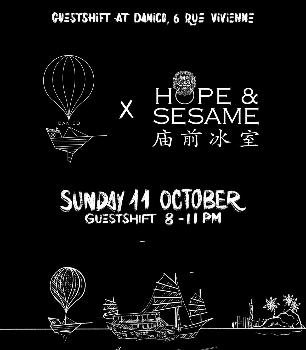 Visuel de l'event Hope & Sesame x Danico